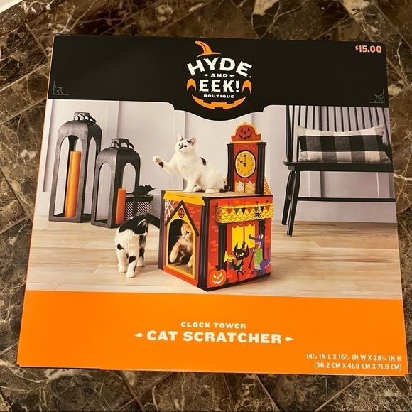 Target Other - 𝅺hyde and Eek Clock Tower Cat Scratcher